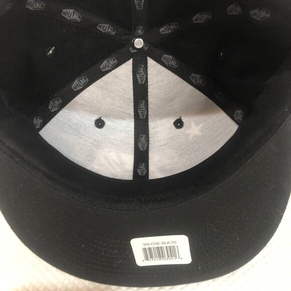 Nwt California Republic Black & Silver Flat Brim Flexfit Baseball Hat Cap - Picture 7 of 8